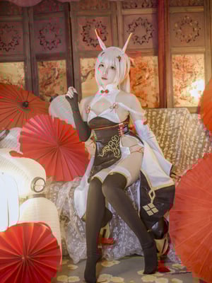 二佐Nisa - 碧蓝航线 绫波 新春旗袍_07