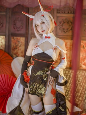 二佐Nisa - 碧蓝航线 绫波 新春旗袍_13