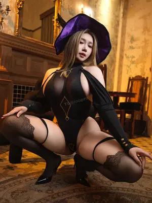 麻花酱_MH_A076_万圣节魔女&安妮女王&明日奈_115