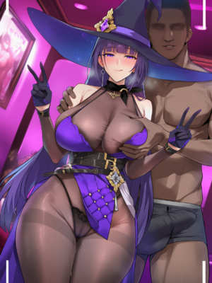 [Patreon] (Yeeting) Raiden Mei Halloween Witch x BBC (AI Generated)_152_61