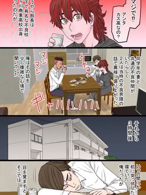 [金珠狼] 元スケ番だったウチの姐さん女房がヤリチン上司の極太チンポに完全敗北した話_08