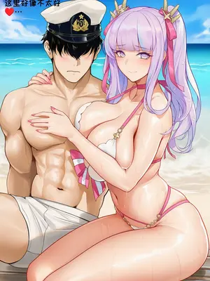 [AI小松鸟]紫藤花海岸的真爱小天使为你而奉上的爱海至恋❤️爱与纯恋之滨❤️真爱天使普利茅斯为你奉上的隐恋侍奉❤️ 1-3[AI Generated]_041_p40