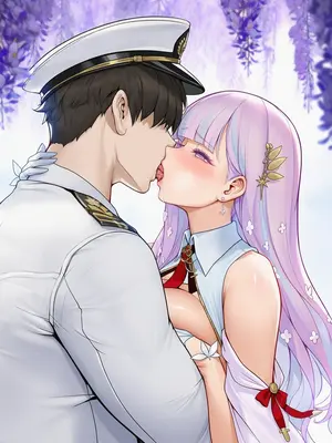 [AI小松鸟]紫藤花海岸的真爱小天使为你而奉上的爱海至恋❤️爱与纯恋之滨❤️真爱天使普利茅斯为你奉上的隐恋侍奉❤️ 1-3[AI Generated]_013_p12