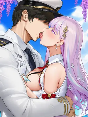 [AI小松鸟]紫藤花海岸的真爱小天使为你而奉上的爱海至恋❤️爱与纯恋之滨❤️真爱天使普利茅斯为你奉上的隐恋侍奉❤️ 1-3[AI Generated]_012_p11