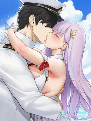 [AI小松鸟]紫藤花海岸的真爱小天使为你而奉上的爱海至恋❤️爱与纯恋之滨❤️真爱天使普利茅斯为你奉上的隐恋侍奉❤️ 1-3[AI Generated]_007_p06