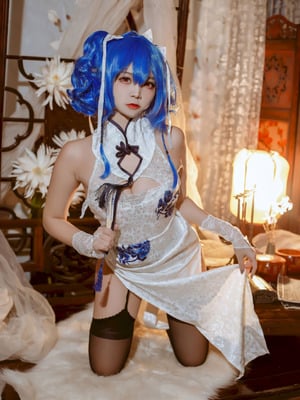 二佐Nisa - 碧蓝航线 圣路易斯 旗袍_13