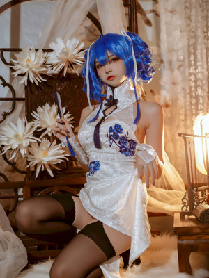 二佐Nisa - 碧蓝航线 圣路易斯 旗袍_15