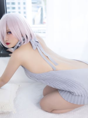洛璃LoLiSAMA - FGO 玛修 露背毛衣_06