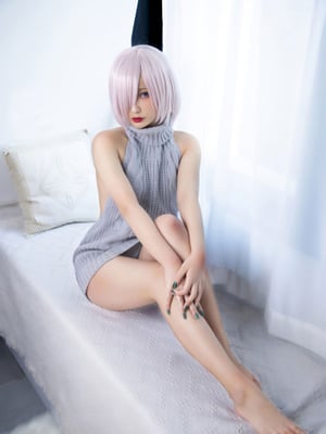 洛璃LoLiSAMA - FGO 玛修 露背毛衣_17