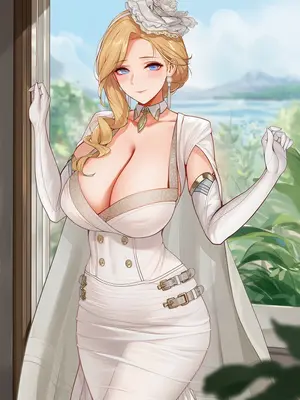 [AI小松鸟]天台花园的幽会❤️与胡德老婆的白蔷薇之约❤️皇家淑女渐起的失态❤️与胡德老婆的深夜口爱爱宴❤️皇家淑女的彻底失态❤️与胡德老婆的实恋爱夜❤️[Ai Generated]_002_p01