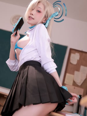 水淼Aqua - NO.181 C103 蔚蓝档案 一之濑明日奈B_071