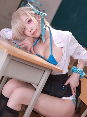 水淼Aqua - NO.181 C103 蔚蓝档案 一之濑明日奈B_090