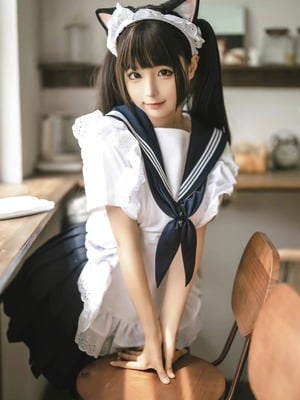 蠢沫沫 – 猫猫女仆_001