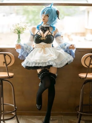 蠢沫沫 – 甘雨女仆_1 (4)