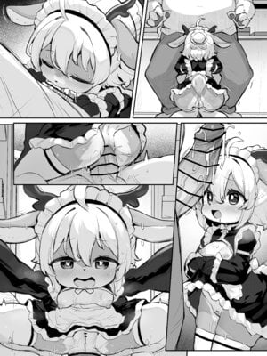 [にゃんこね (ro)] マジメなケモロリルウちゃんがえっちなお店で働くわけがない！ [DL版]_87