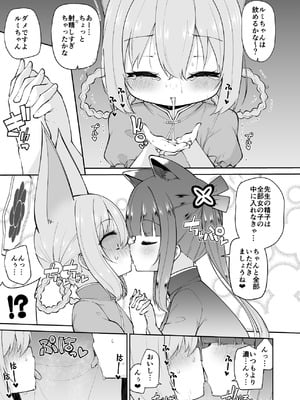 [きつね屋 (リーフィ)] ロリコン先生が他の生徒に手を出さないように何でも言うことを聞いてくれる幼女シュン&ルミの本の本 (ブルーアーカイブ) [DL版]_11