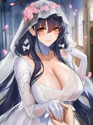 [AI小松鸟] 与吾妻老婆的誓约之日❤️终为眷属的誓约❤️，与吾妻老婆的纯恋婚礼性爱❤️新婚第一夜的狂潮❤️予吾妻老婆的永恒之恋❤️ [Ai Generated]_003_p02