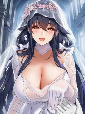 [AI小松鸟] 与吾妻老婆的誓约之日❤️终为眷属的誓约❤️，与吾妻老婆的纯恋婚礼性爱❤️新婚第一夜的狂潮❤️予吾妻老婆的永恒之恋❤️ [Ai Generated]_004_p03