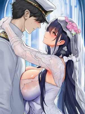 [AI小松鸟] 与吾妻老婆的誓约之日❤️终为眷属的誓约❤️，与吾妻老婆的纯恋婚礼性爱❤️新婚第一夜的狂潮❤️予吾妻老婆的永恒之恋❤️ [Ai Generated]_005_p04