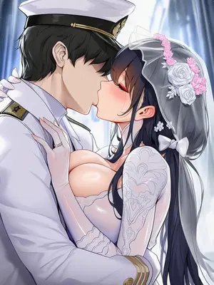 [AI小松鸟] 与吾妻老婆的誓约之日❤️终为眷属的誓约❤️，与吾妻老婆的纯恋婚礼性爱❤️新婚第一夜的狂潮❤️予吾妻老婆的永恒之恋❤️ [Ai Generated]_014_p13