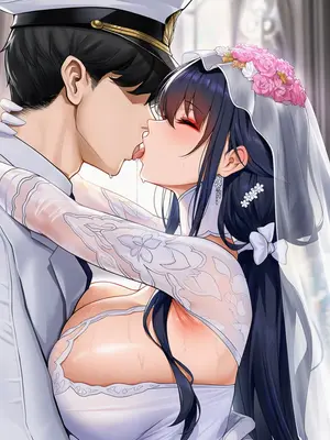 [AI小松鸟] 与吾妻老婆的誓约之日❤️终为眷属的誓约❤️，与吾妻老婆的纯恋婚礼性爱❤️新婚第一夜的狂潮❤️予吾妻老婆的永恒之恋❤️ [Ai Generated]_016_p15