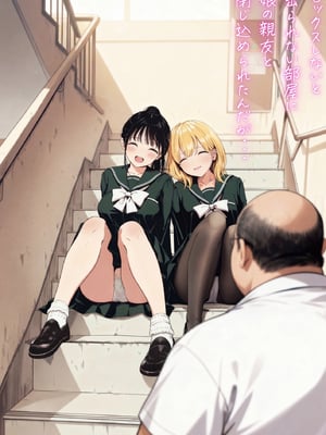 [竿役が種付けおじさんじゃないとヌケないんだが…] セックスしないと出られない部屋に娘の親友と閉じ込められたんだが…_00033