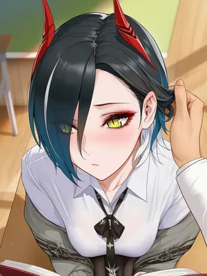 [AI小松鸟]战术学院等候的爱夜❤️与胡腾老婆共处的私密恋爱教室❤️ [AI Generated]_008_p07