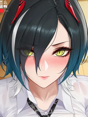 [AI小松鸟]战术学院等候的爱夜❤️与胡腾老婆共处的私密恋爱教室❤️ [AI Generated]_012_p11