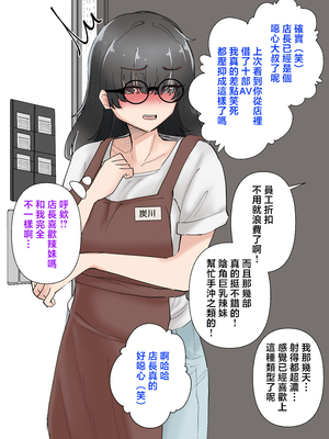 [KANIKORO] うちのバイトのクールでHカップのでか乳ちゃんは弱者男性とでもヤラせてくれるって! [中国翻訳]_049__47