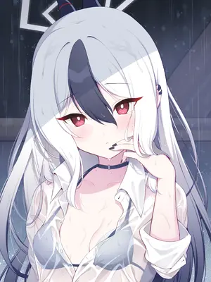 [パンダが一匹。 (コミズミコ)] 濡れ透けカヨコとバス停で… (ブルーアーカイブ) [DL版]_37_bgat