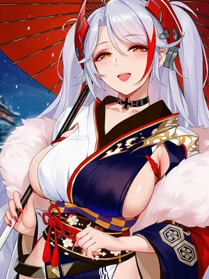 [AI小松鸟]重樱雪夜的温泉赴约❤️与欧根亲王老婆的漫恋之夜❤️ [Ai Generated]_013_p12