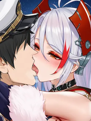 [AI小松鸟]重樱雪夜的温泉赴约❤️与欧根亲王老婆的漫恋之夜❤️ [Ai Generated]_027_p26