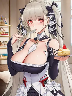 [AI小松鸟]甜蜜的偷窃❤️，与可畏老婆的爱蜜奇遇❤️迷糊淑女的瞬间❤️，可畏老婆的爱之清理服务❤️ 1-2 [Ai Generated]_021_p20