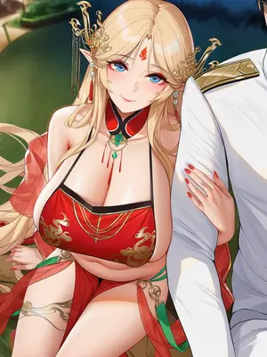 [AI小松鸟]月圆之下的闺恋❤️与布雷斯特老婆共爱的爱夜情房❤️[Ai Generated]_025_p24