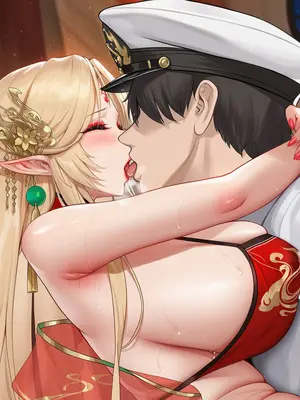 [AI小松鸟]月圆之下的闺恋❤️与布雷斯特老婆共爱的爱夜情房❤️[Ai Generated]_043_p42