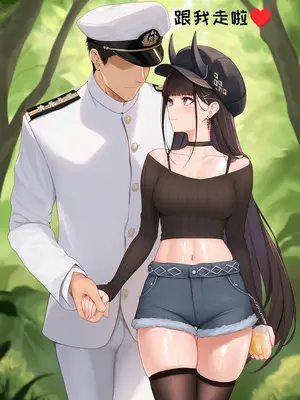 [AI小松鸟]雨夜，风声，与怀里的恋人❤️与重樱小女友共度的蜜恋之日❤️❤️❤️ 1-8 [Ai Generated]_180_p179