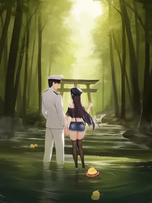 [AI小松鸟]雨夜，风声，与怀里的恋人❤️与重樱小女友共度的蜜恋之日❤️❤️❤️ 1-8 [Ai Generated]_186_p185