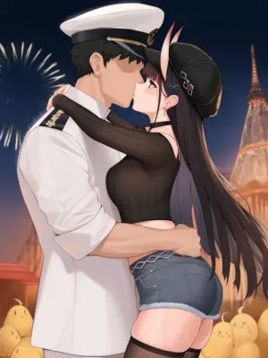 [AI小松鸟]雨夜，风声，与怀里的恋人❤️与重樱小女友共度的蜜恋之日❤️❤️❤️ 1-8 [Ai Generated]_205_p204