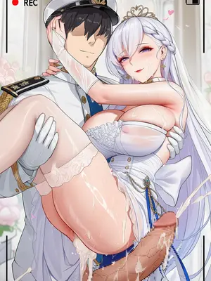 [AI小松鸟]澄碧的纯白誓礼❤️贝尔法斯特老婆的以你之名的婚礼口交盛宴❤️与贝尔法斯特老婆的永恒爱恋见证❤️[Ai Generated]_127_p127