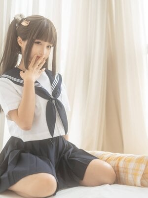 蠢沫沫 - 被窝JK_03