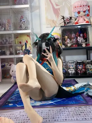 白栎Shirly - 明日方舟 夕 染尘烟旗袍_019_keig