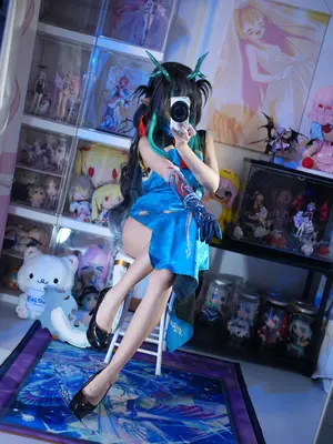 白栎Shirly - 明日方舟 夕 染尘烟旗袍_106_reer