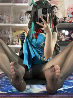 白栎Shirly - 明日方舟 夕 染尘烟旗袍_116_nvui