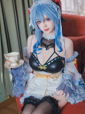 雪晴Astra - 原神 甘雨 女仆_09_hipe