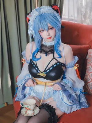 雪晴Astra - 原神 甘雨 女仆_11_bdki