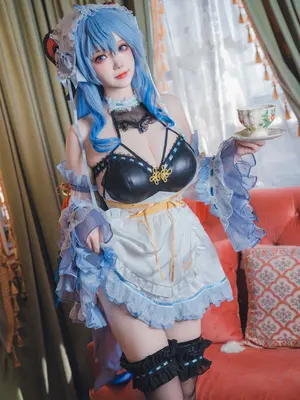 雪晴Astra - 原神 甘雨 女仆_12_aayp