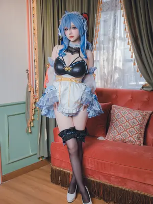 雪晴Astra - 原神 甘雨 女仆_15_estk