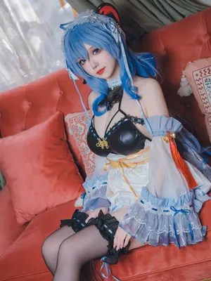 雪晴Astra - 原神 甘雨 女仆_17_nvst