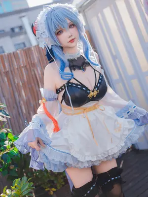 雪晴Astra - 原神 甘雨 女仆_31_iwfv