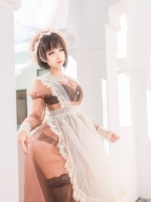 蠢沫沫 -沫沫真爱版 纱-室外女仆_004